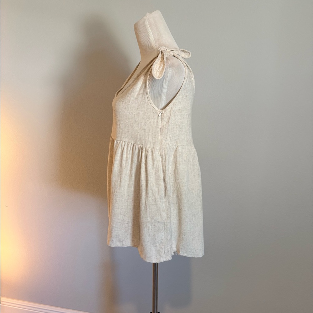 PRINCESS POLLY TAY ROMPER BEIGE // SIZE 4 - Picture 5 of 9